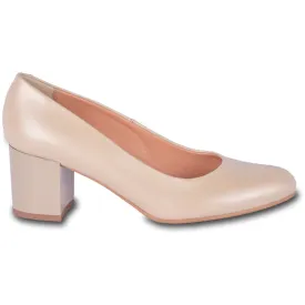 ARCHIE beige women heel pump shoes