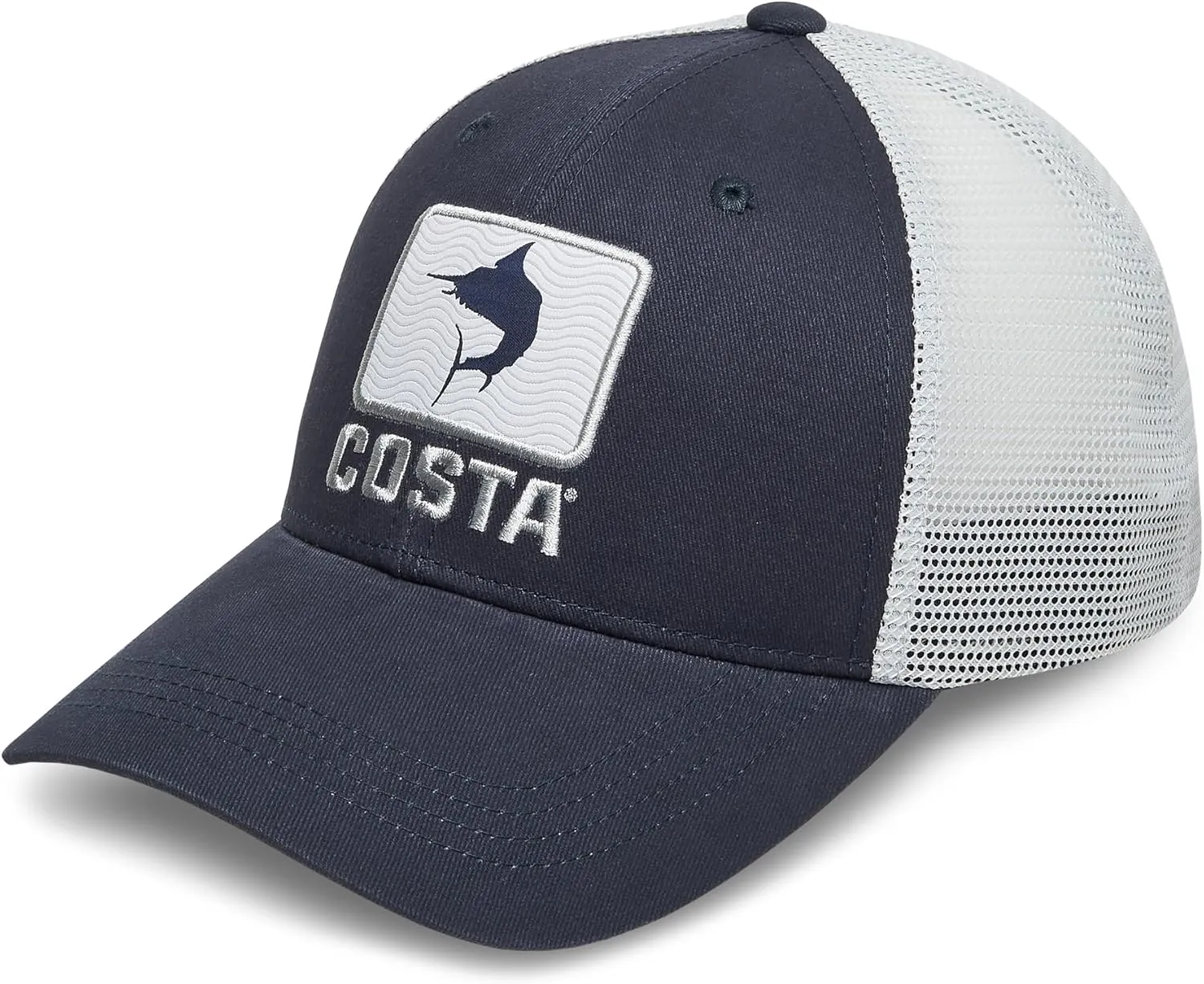 Costa Del Mar Men's Marlin Waves Trucker Hat