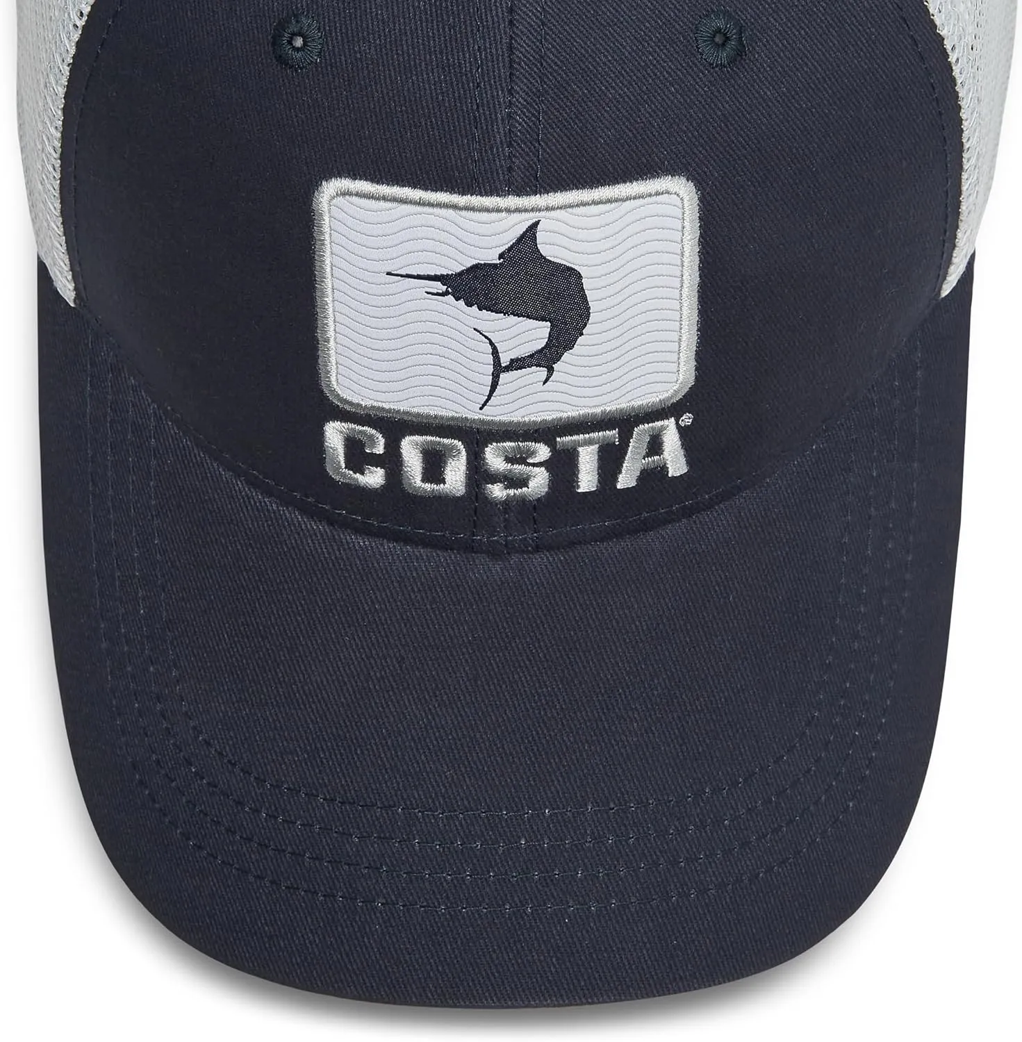 Costa Del Mar Men's Marlin Waves Trucker Hat