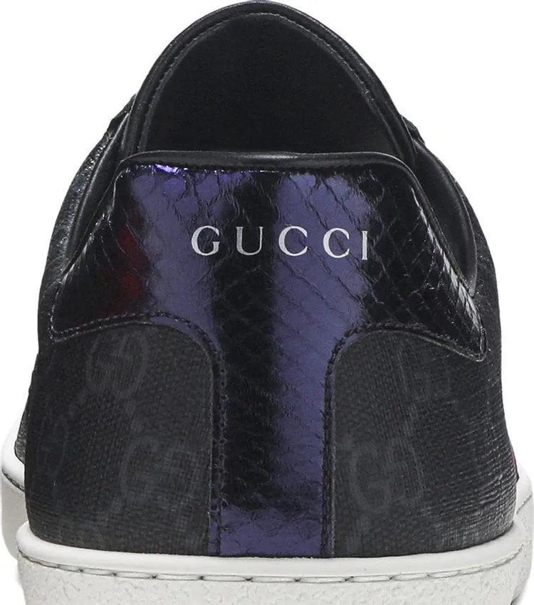 Gucci Ace GG Supreme Black Gray Sneakers