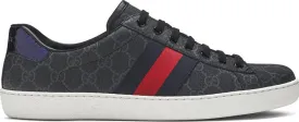 Gucci Ace GG Supreme Black Gray Sneakers