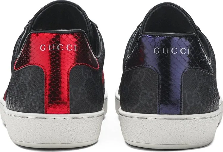 Gucci Ace GG Supreme Black Gray Sneakers