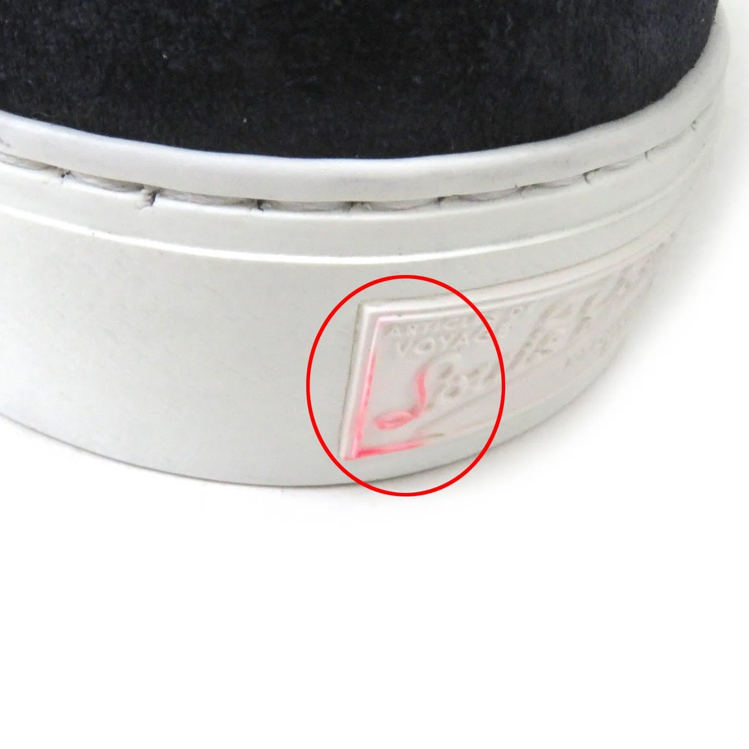 LOUIS VUITTON High cut sneakers Suede leather Navy Tattoo line 7