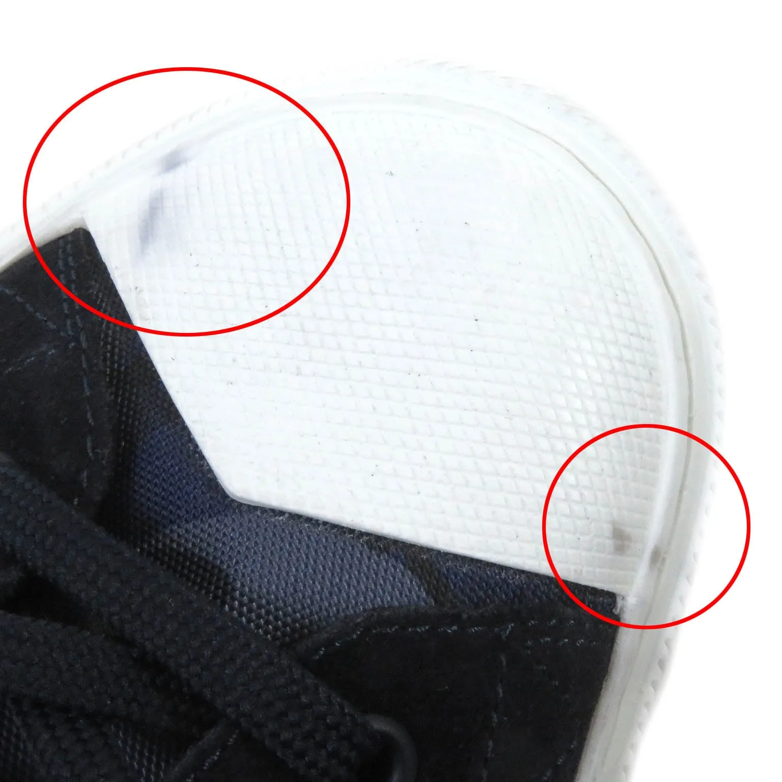 LOUIS VUITTON High cut sneakers Suede leather Navy Tattoo line 7