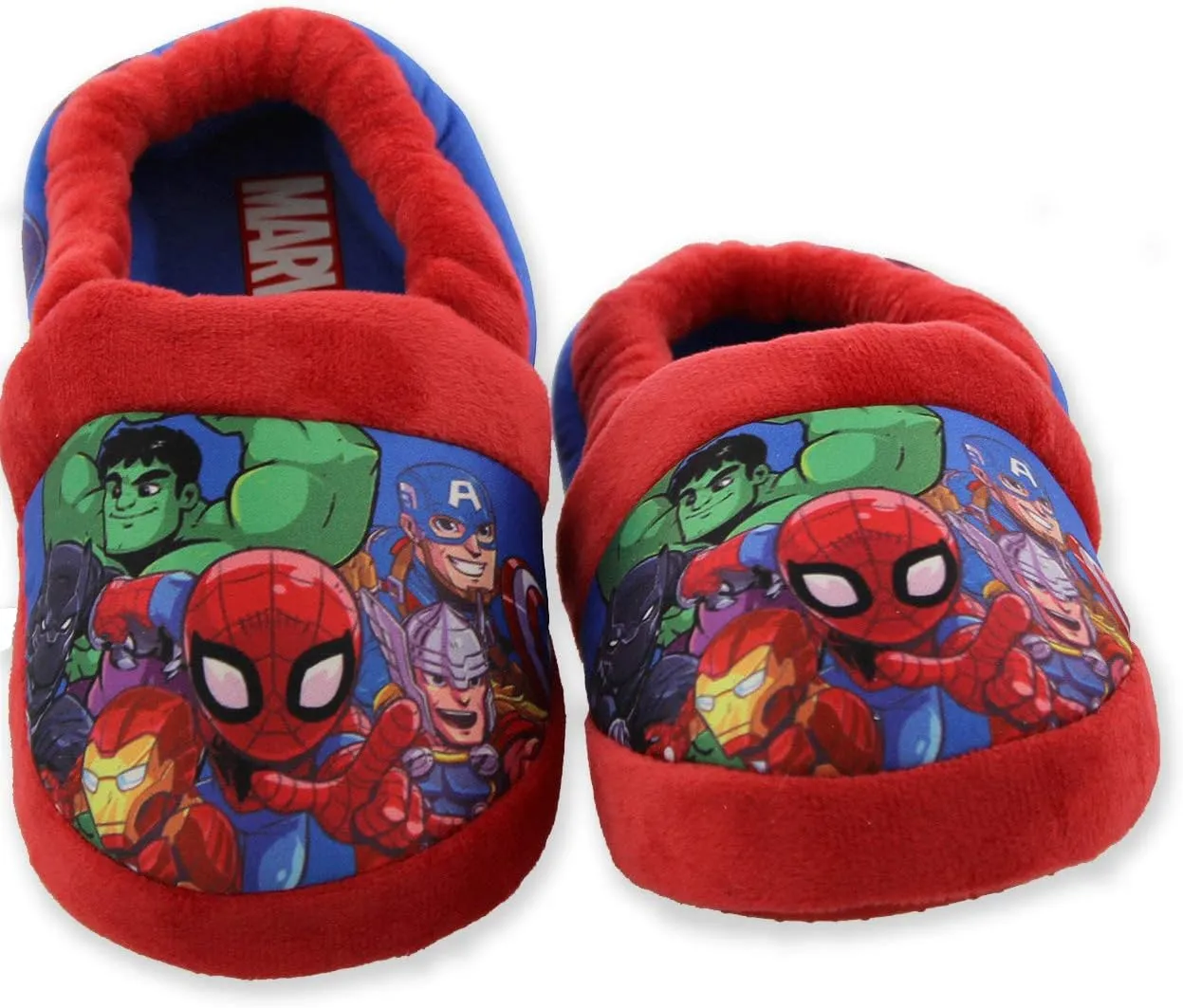 Marvel Avengers Superhero Boys Toddler Plush Aline Slippers