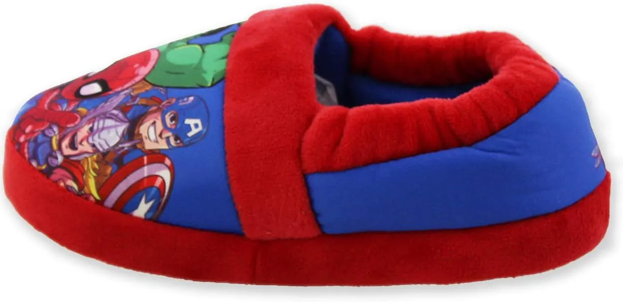 Marvel Avengers Superhero Boys Toddler Plush Aline Slippers