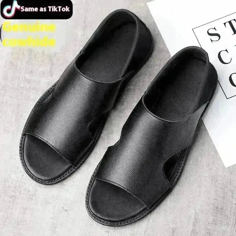 Men's Sandals Summer Men's Casual Soft Bottom Non-slip Wear-resistant And Deodorant Beach