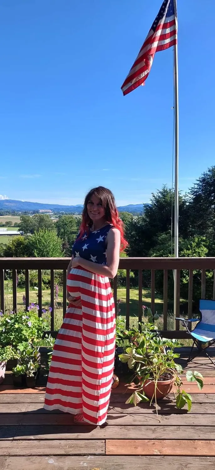 Mommy and Me Boho Floral Family Matching Maxi Dress with Pocket for Mother's Day