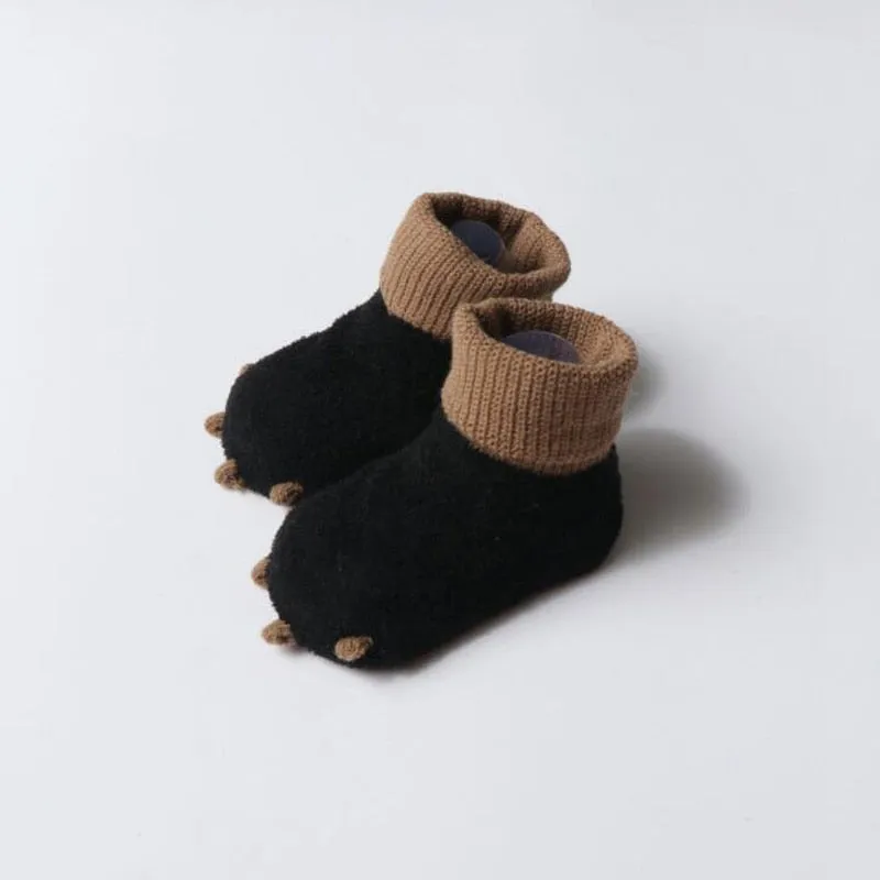Non-Slip Socks with Paws for Toddlers