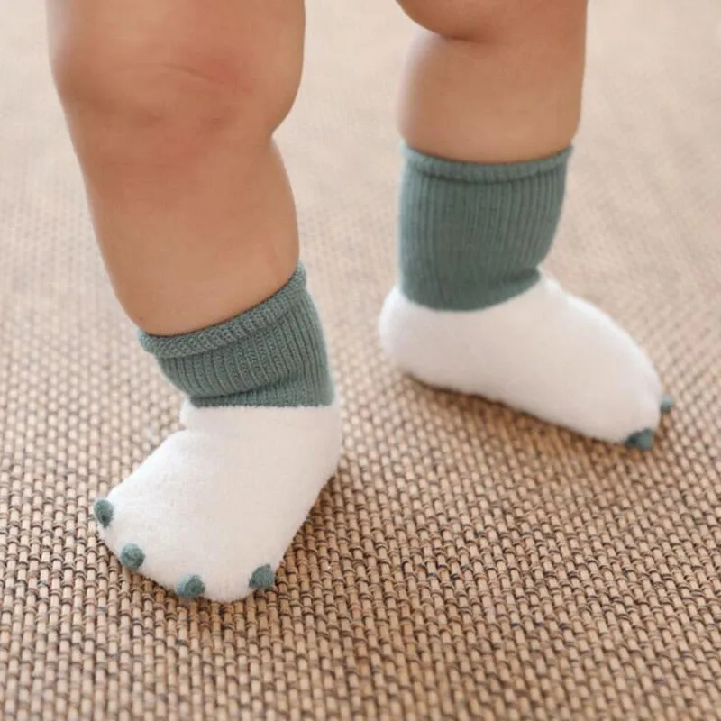 Non-Slip Socks with Paws for Toddlers