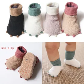 Non-Slip Socks with Paws for Toddlers