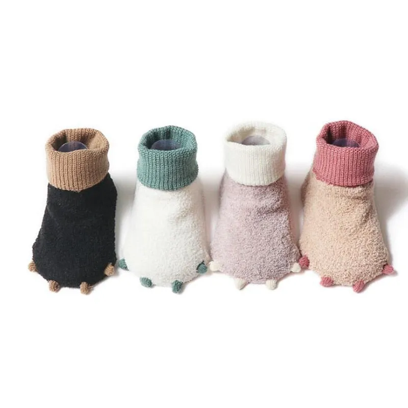 Non-Slip Socks with Paws for Toddlers