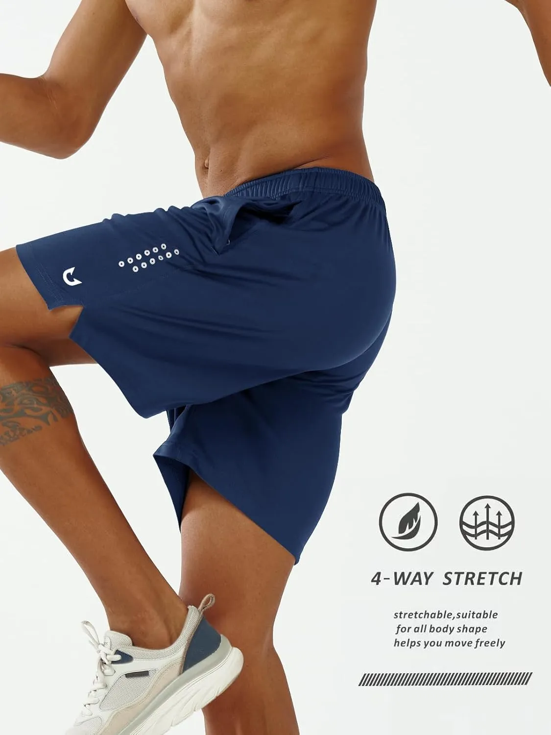 NORTHYARD Men's 5"/7"/10" Athletic Basketball Shorts Workout Gym Quick Dry Shorts Lightweight Mesh Running Shorts Tennis