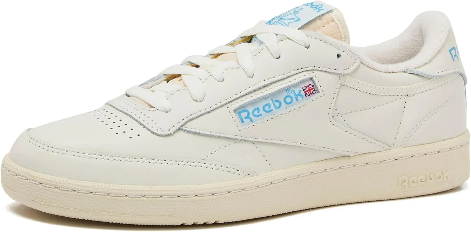 Reebok Club C 85 Vintage Tennis Sneakers for Men, Casual White Mens Shoes, Size 7 to 15