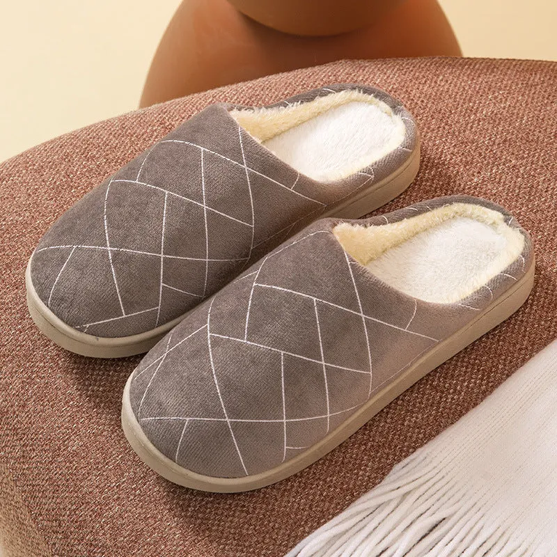Wholesale Plush Non-slip Winter Slippers