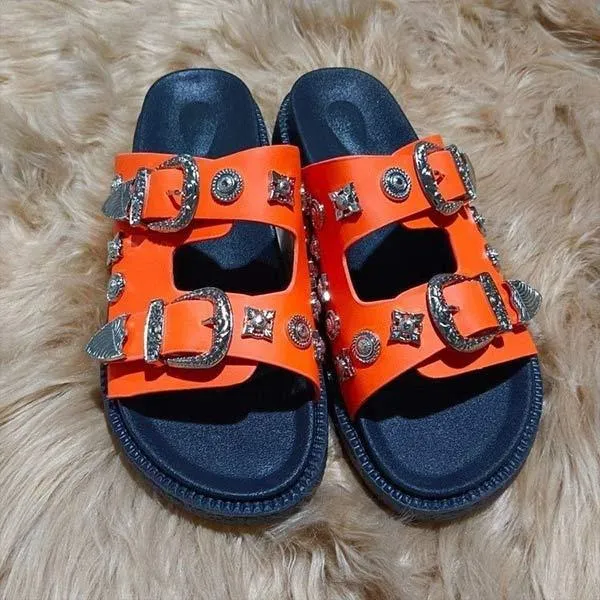 Women's Multicolor Fashion Slides 34377238C